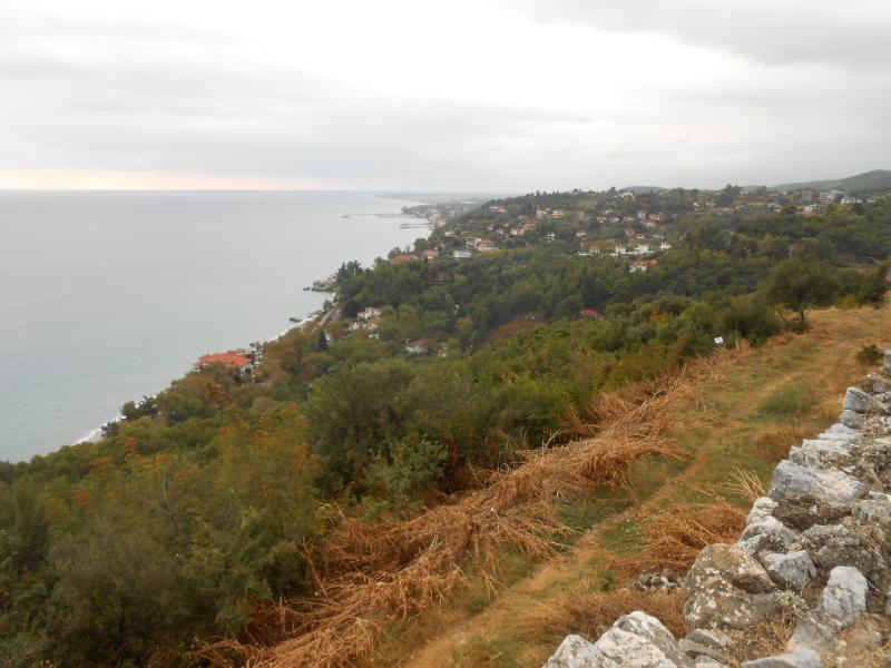 Erődből a panoráma, Platamon felé