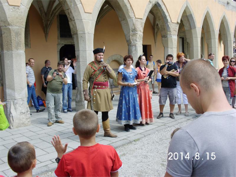 A vár védőinek eskütétele
